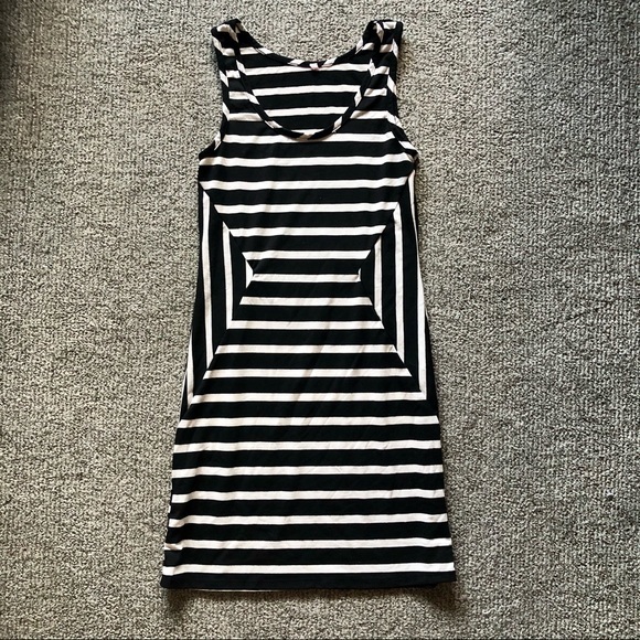 UO Sparkle & Fade Mirrored Contour Stripe Dress - Picture 3 of 7